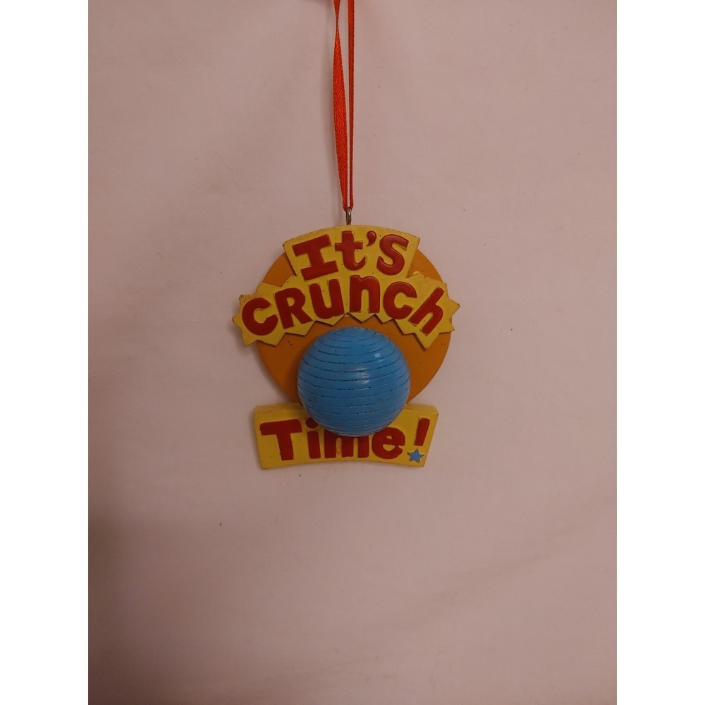 It's Crunch Time Exercise Ball kurt adler‎ Fitness Christmas ornament Holiday